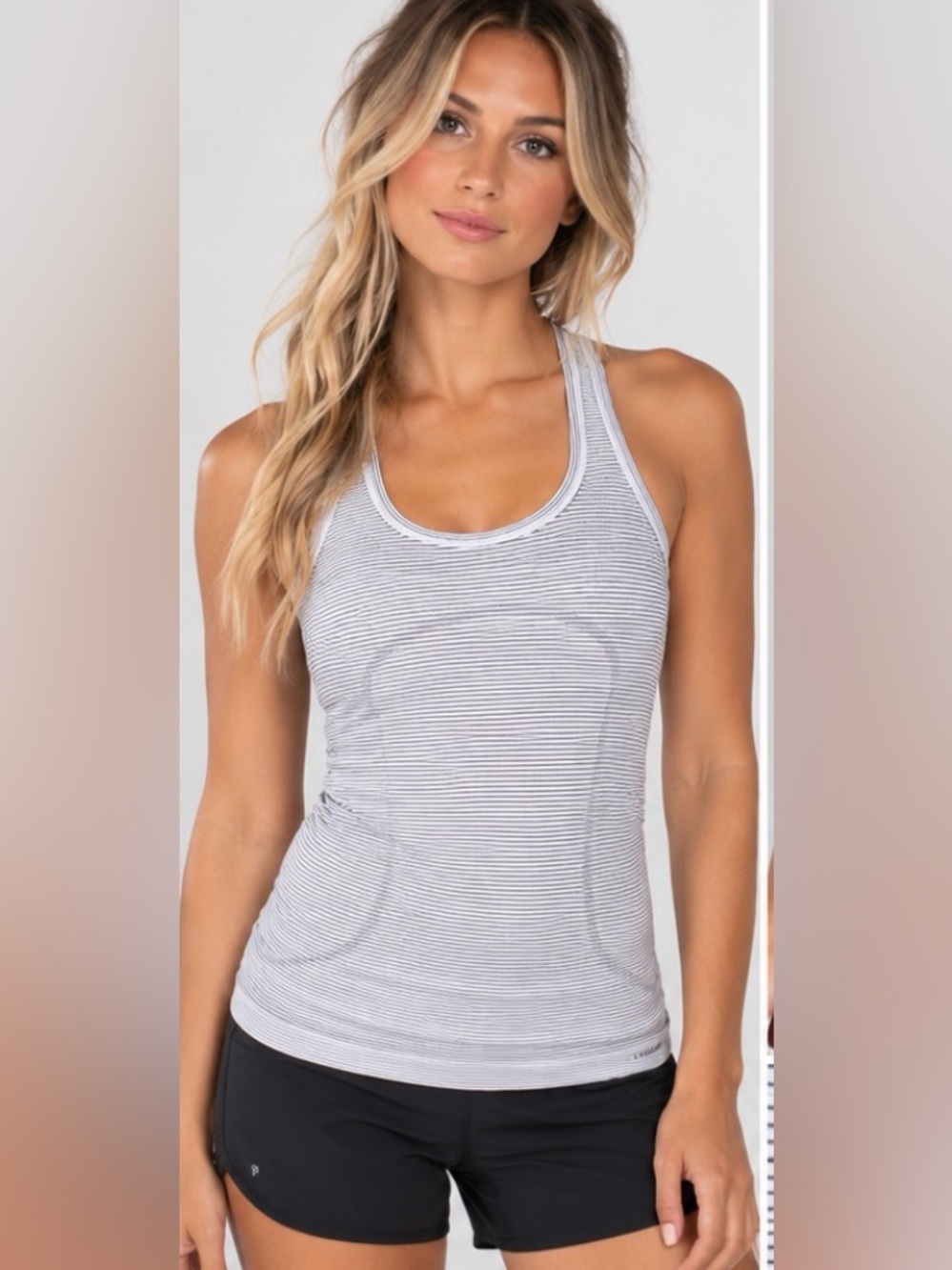 Lululemon Swiftly Tech Racerback Hyper Stripe Size 6
